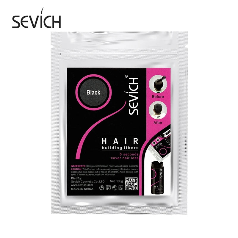 Blender Conceal Styling Fiber Hair Powders Thinning Loss Building Hair Fibers Keratin Eyelash Extension 100g Black 10 Colors